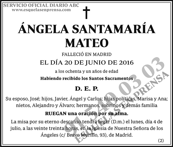 Ángela Santamaría Mateo